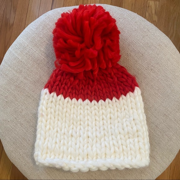 Free People Cozy Up Color Block Pom Beanie - Picture 5 of 6